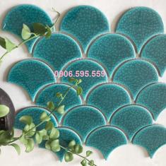 Gạch mosaic vảy cá men rạn - gach mosaic MHF 90011