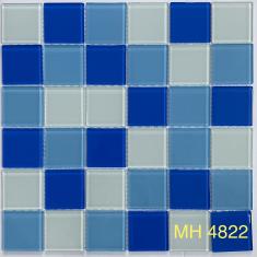 Gạch Mosaic Thủy Tinh MH 4822- Gạch Mosaic Hồ Bơi