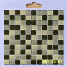Gạch Mosaic Thủy Tinh MH 2590- Gạch Mosaic Hồ Bơi