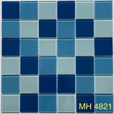 Gạch Mosaic Thủy Tinh MH 4821- Gạch mosaic hồ bơi