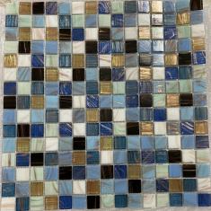 Gạch Mosaic Thủy Tinh Xà Cừ MH-S08- Gạch Mosaic Hồ Bơi
