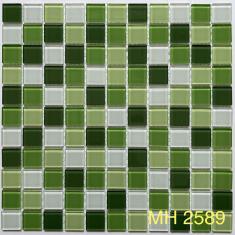Gạch Mosaic Thủy Tinh MH 2589- Gạch Mosaic Hồ Bơi