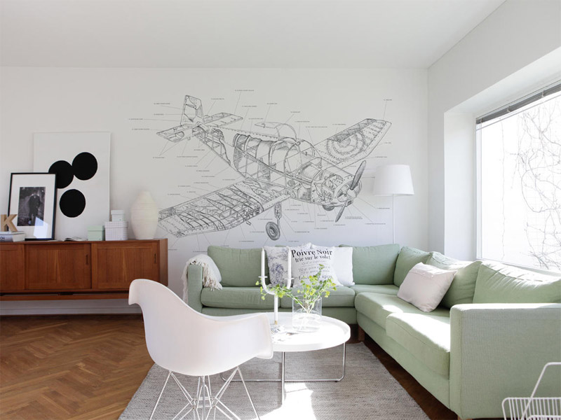 Top gạch trang trí nội thất cho phòng khách đẹp hiện đại năm 2019