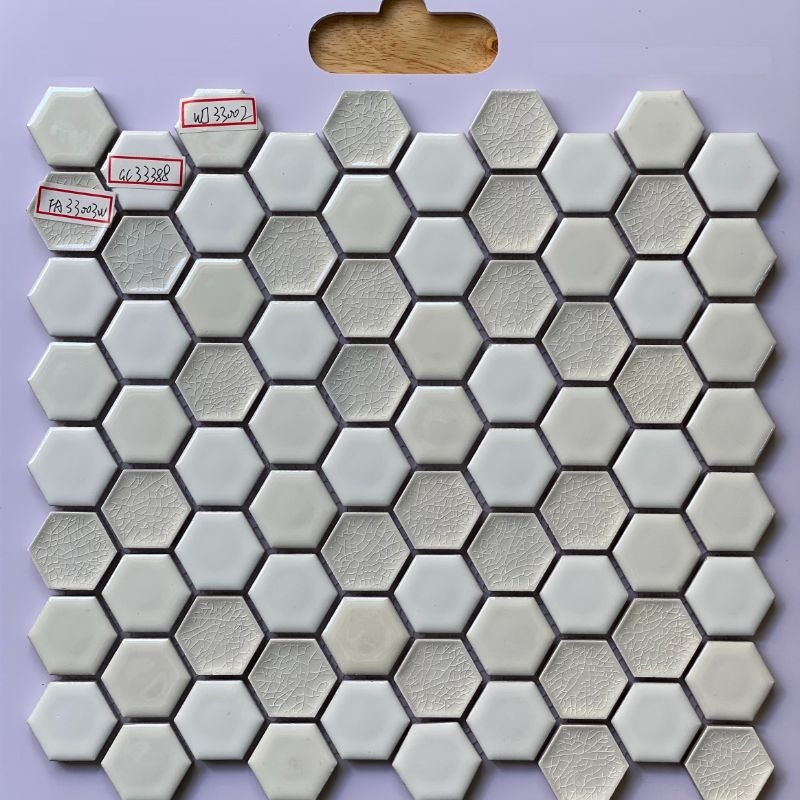 Gạch Trang Trí Gốm Sứ LJ 330-  Gạch Mosaic Ốp Tường