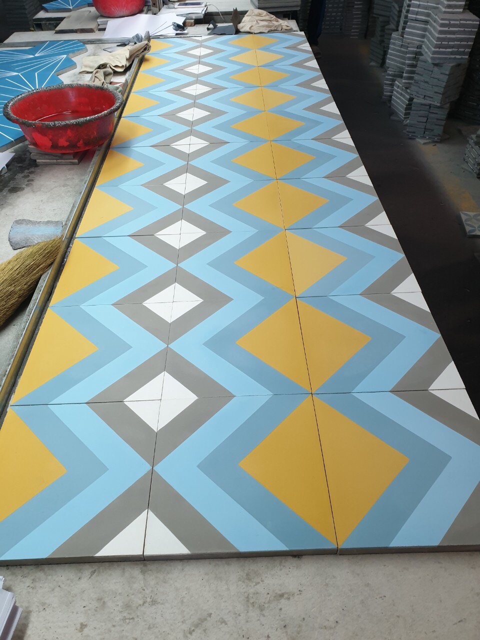 Gạch bông 20x20 hoa văn 1 mẫu -6