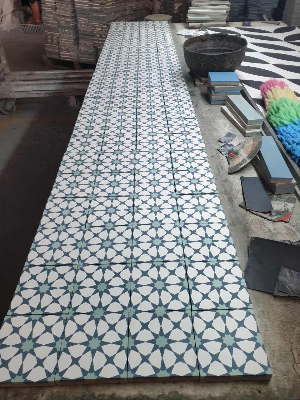 Gạch bông 20x20 hoa văn 1 mẫu -8