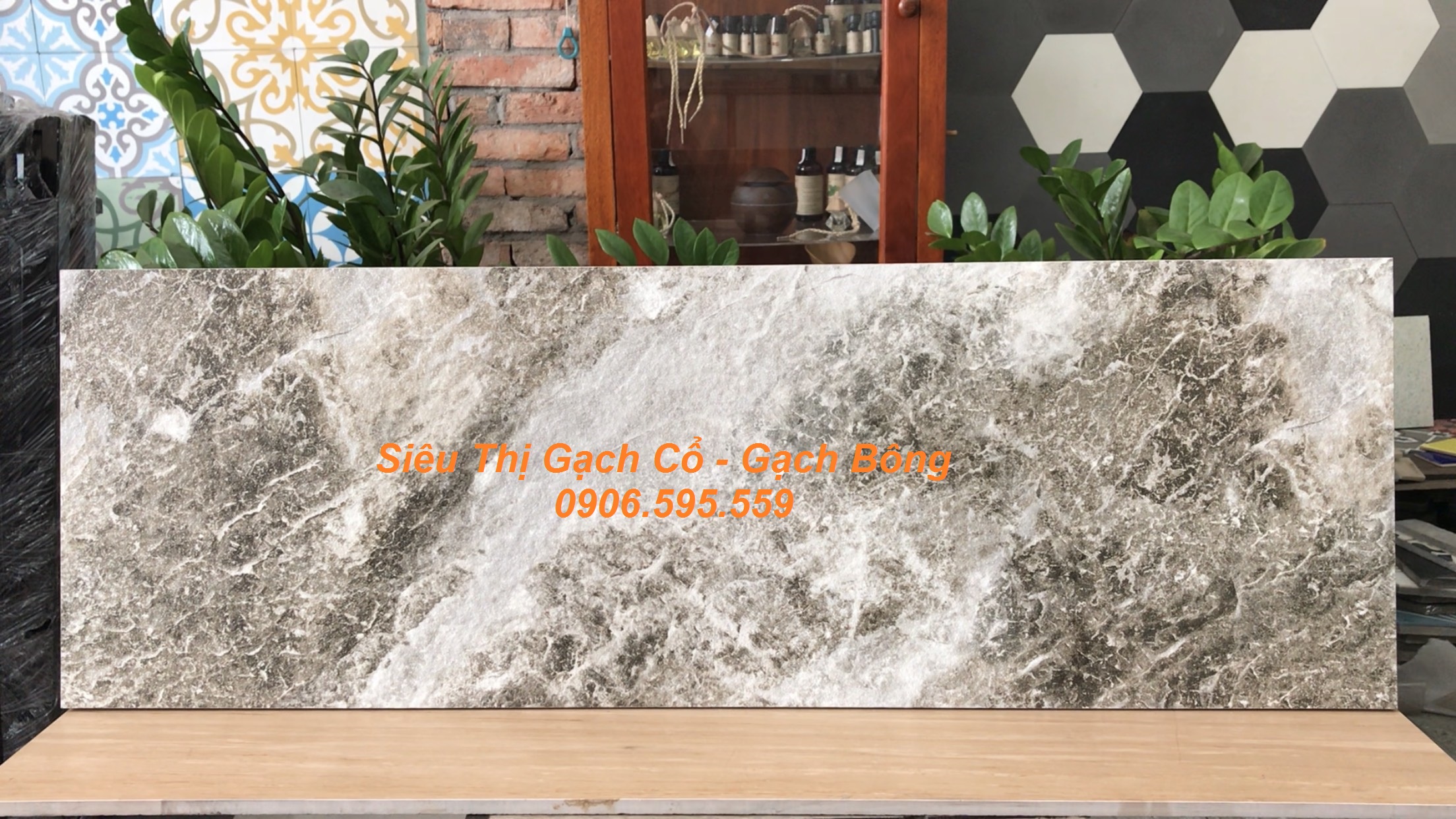 Gạch Eurotile Hoa Đá 300x900 HOD D02
