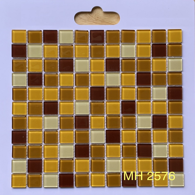 Gạch Mosaic Thủy Tinh MH 2576- Gạch Mosaic Hồ Bơi