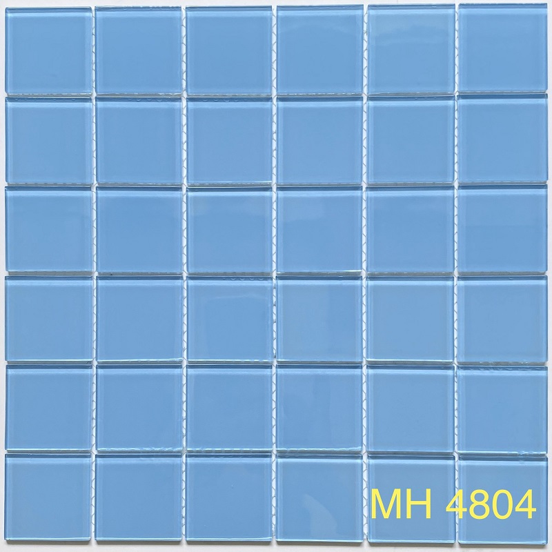 Gạch Mosaic Thủy Tinh MH 4804- Gạch Mosaic Hồ Bơi