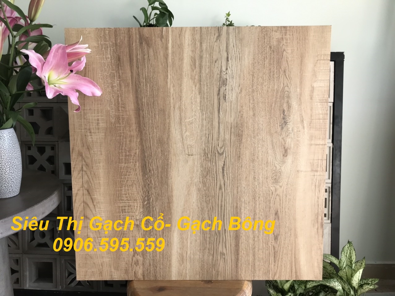 Gạch giả gỗ 80x80 HK80528B